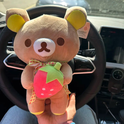 48cm Rilakkuma Plush Teddy Bear Plushies Lovely Animal Kuma Stuffed Doll Kawaii Room Deocr Toys Hobbies Festival Gift for Kids