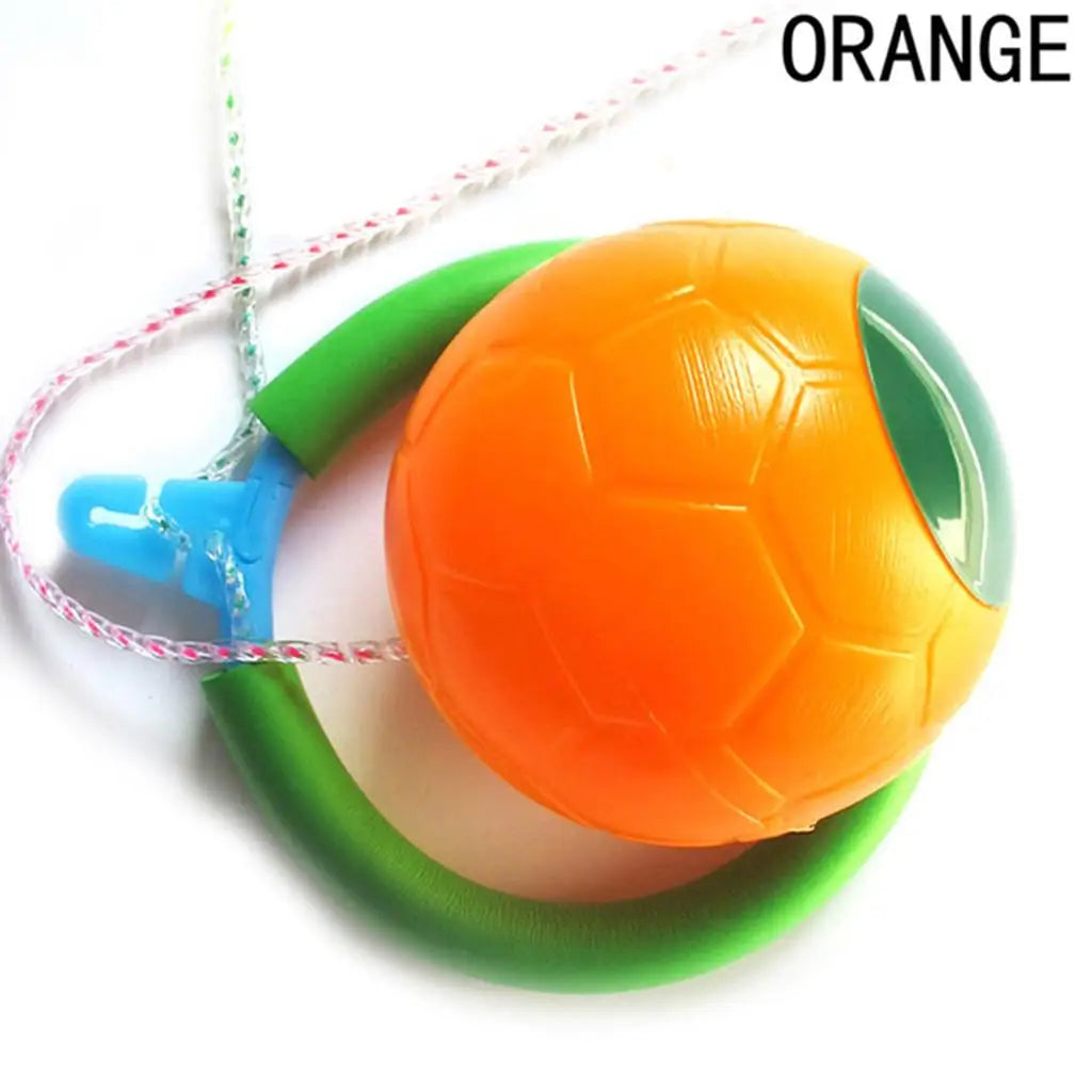 Kids Plastic Ring Ankle Skip Ball Swinging Toy Outdoor Sports Fitness Game Toy