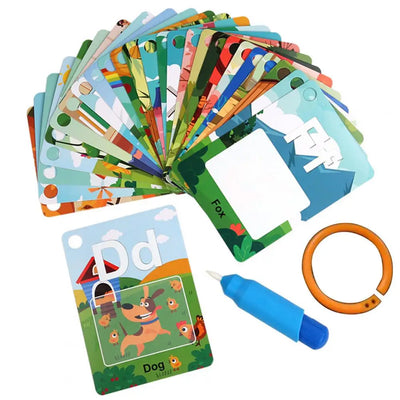 Outdoor Alphabet Water Puzzles Learning Toys - Super Toy Mart