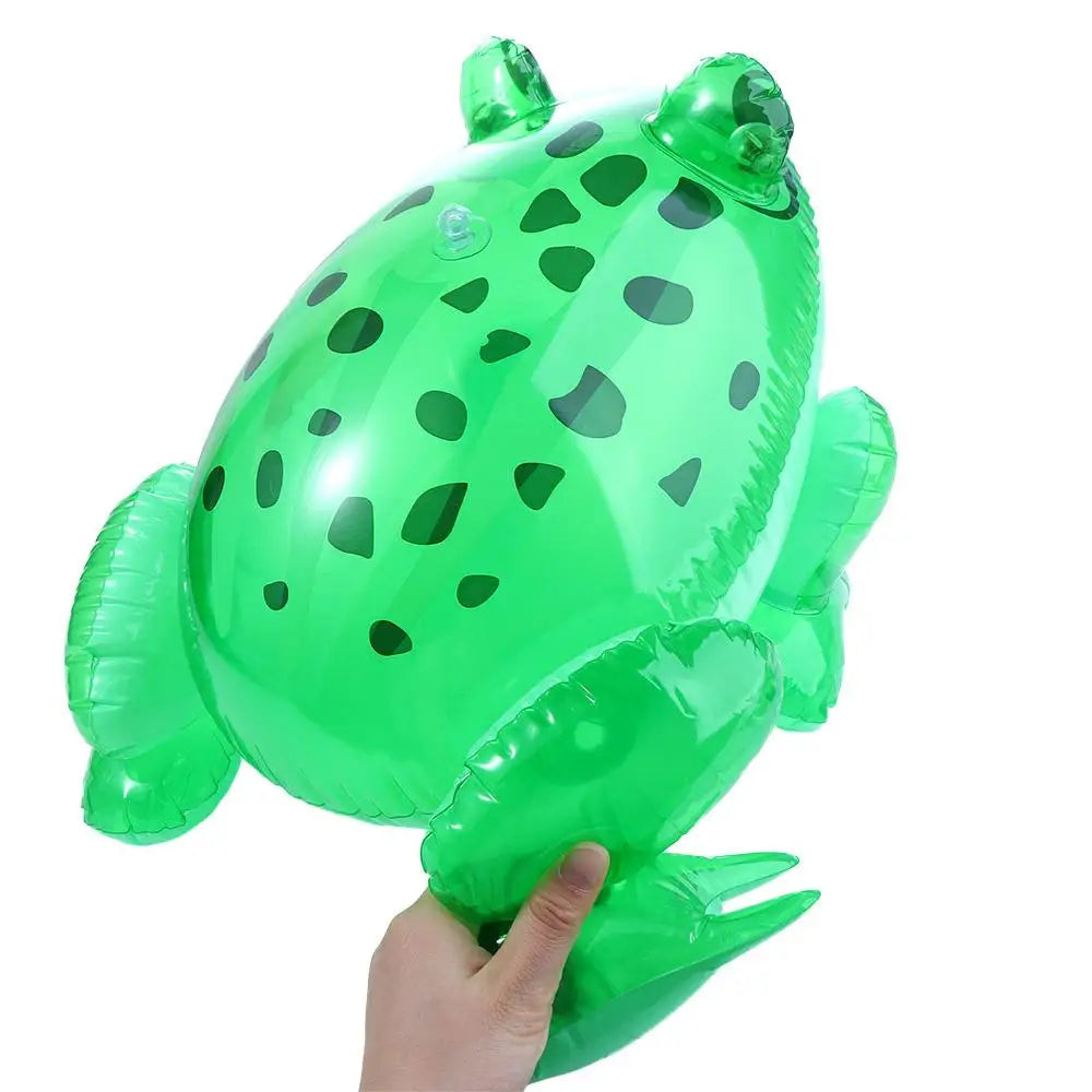 Light Birthday Party Decor Green Inflatable Frog Toy Festival Party Decor Inflatable Frog Model Glowing Frog Inflatable Toy