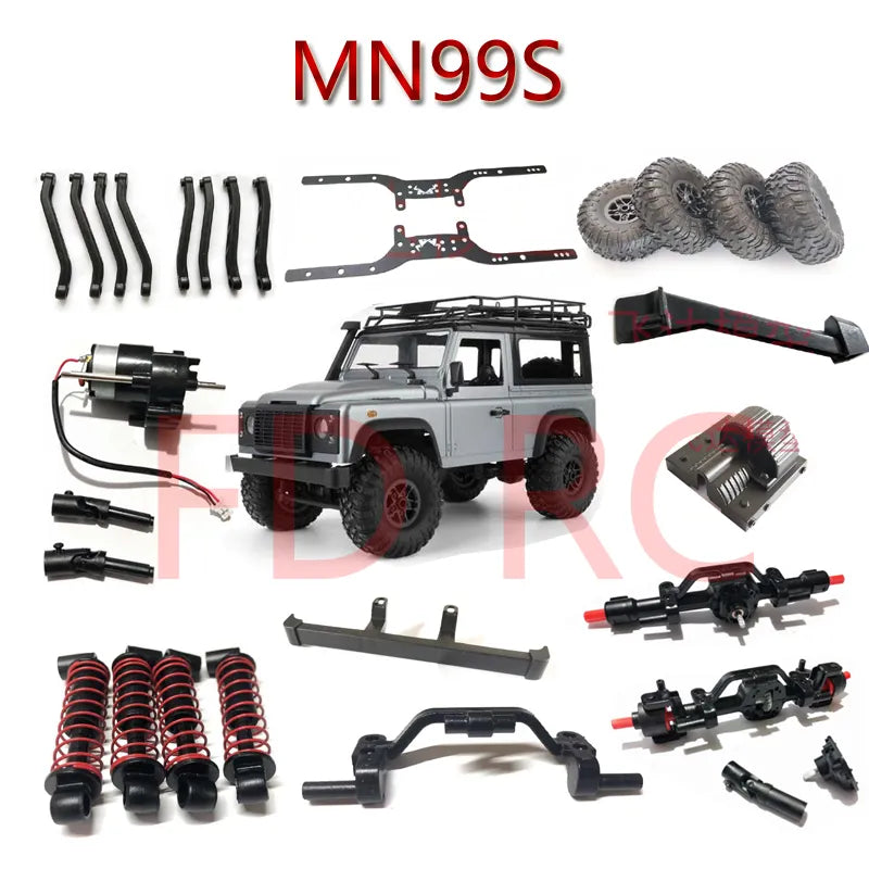 MN99S D90 D91 MN45 original accessories axle climbing car four-wheel drive remote control toy car model accessories