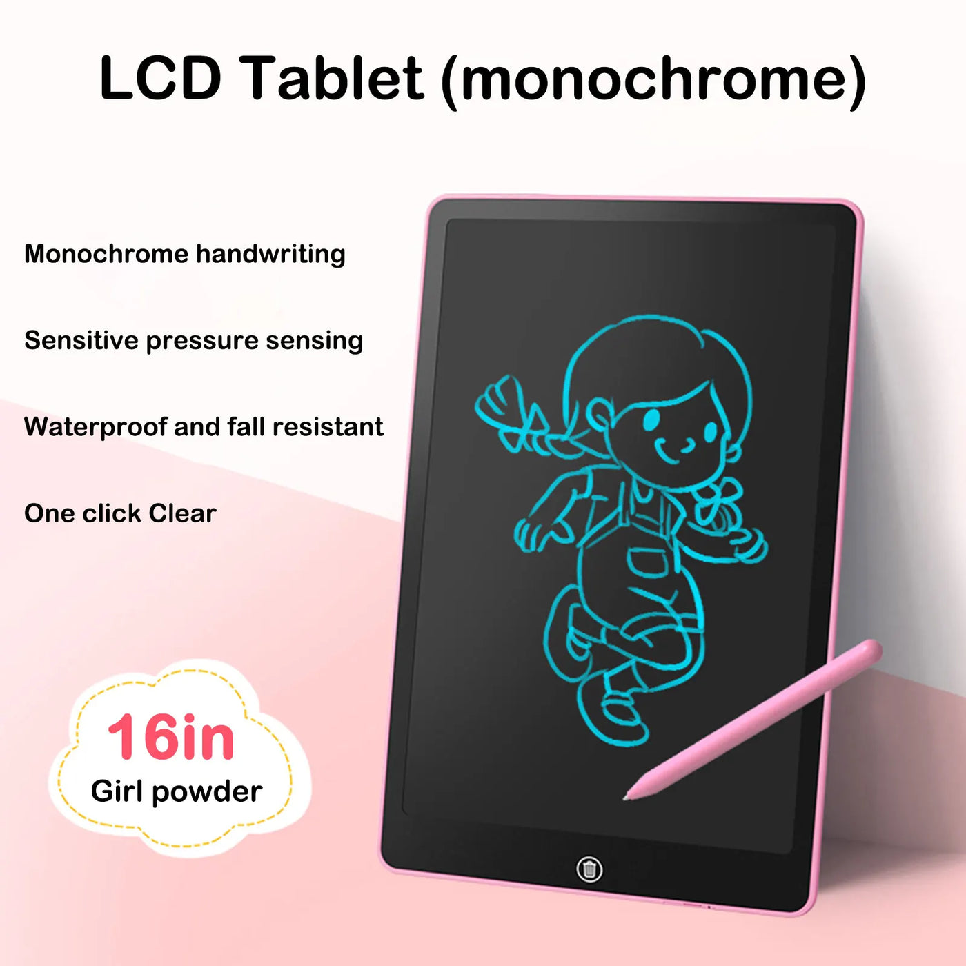 Lcd Color Writing Board Writing Tablet For Kids -Supertoymart