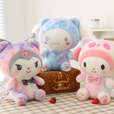 30/25cm Sanrio Anime Toys Kawaii Kuromi My melody Cinnamorol Plush Soft Stuffed Sanriod Animals Doll Plushie Children's Gift