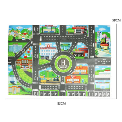 Map toy car model game pad play house toys -Supertoymart