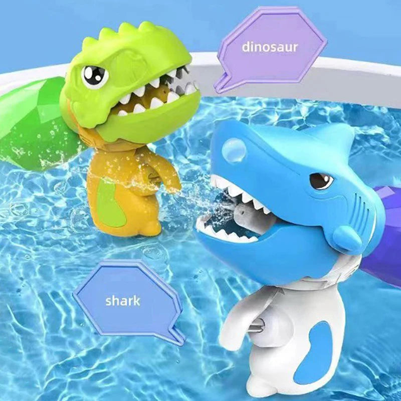 Children's Cartoon Water Gun Blow-water Small Toy Spray Outdoor Toys Water Game Kids Water Gun