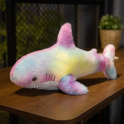 30/45/60cm Cute Shark Plush Toy Soft Stuffed Speelgoed Animal Reading Pillow For Children Birthday Gifts Cushion Doll Gift