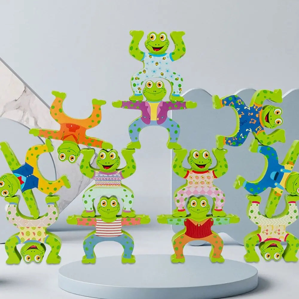 Hercules Dinosaur Stacking High Balance Building Blocks Toy Kids family Interactive Board Game Children Wooden Educational Toys