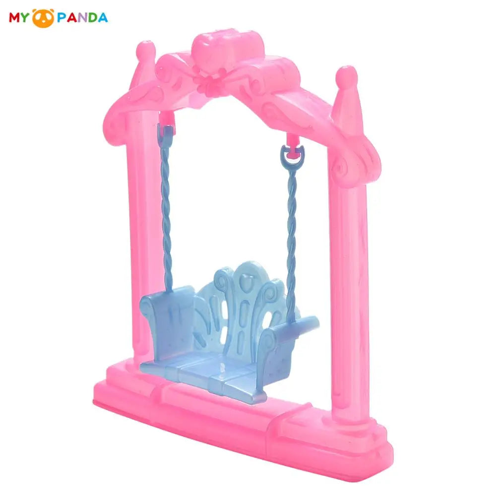 Girl Play House Doll Amusement Park For Doll Slide Amusement Park Slide Swing Accessories Doll Swing Toy Accessories