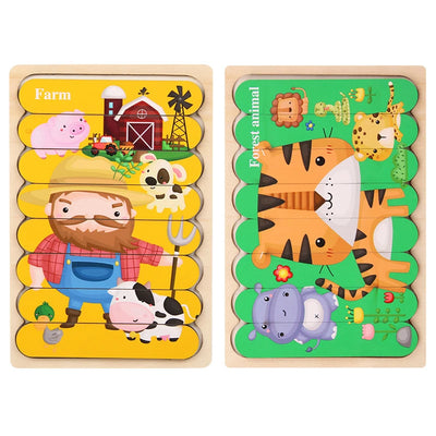 Jigsaw Number Matching Educational Learning Toys - Super Toy Mart