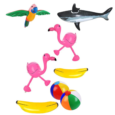 Swimming Pool Float Inflatable Toy Hawaiian Event Party Garden Supplies Decor Inflatable Flamingo Beach Ball Toy For Children