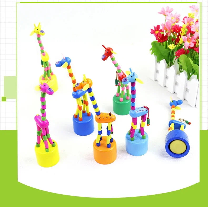 Wooden Dancing Cactus Educational Learning Toys- Super Toy Mart