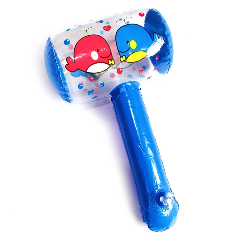 Inflatable Hammer With Bells Air Hammer Baby Kids Toys Party Favors Inflatable Toy Pool Beach Party Toy Random Color