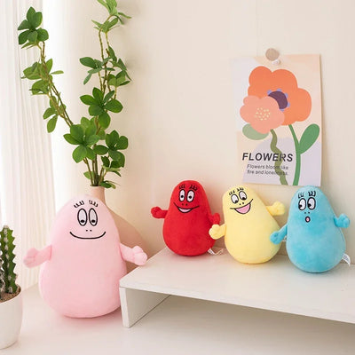 Cartoon Barbapapa Plush Toys Soft Stuffed Dolls For Baby Kids Comfort Soft Gift Toys Home Decora Girls Children Birthday Gifts