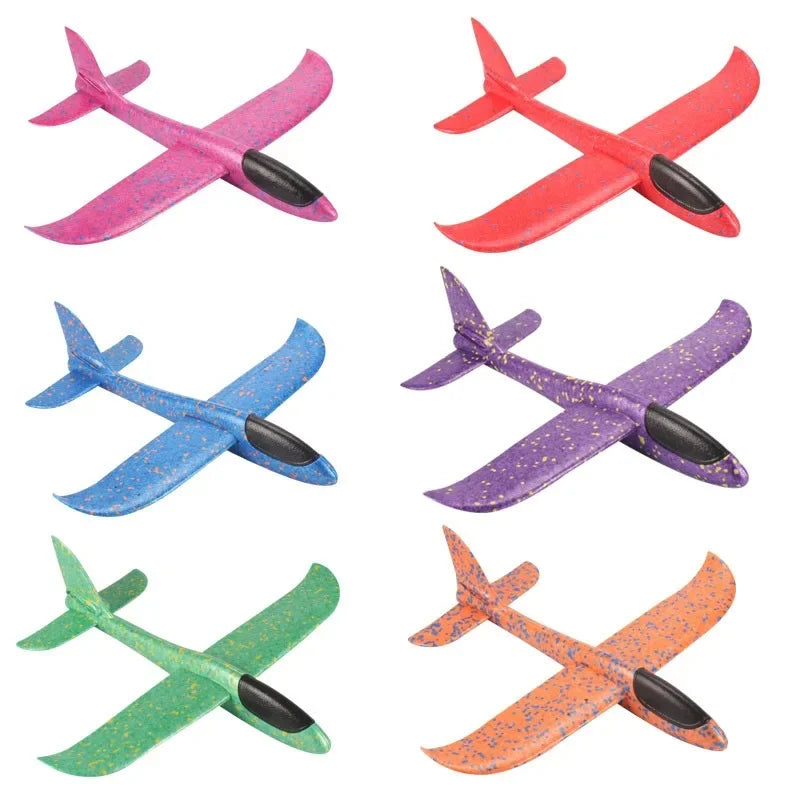 Flying Toy Foam Glider Airplane Mini Throwing Plane -Supertoymart