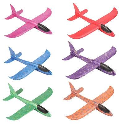 Flying Toy Foam Glider Airplane Mini Throwing Plane -Supertoymart