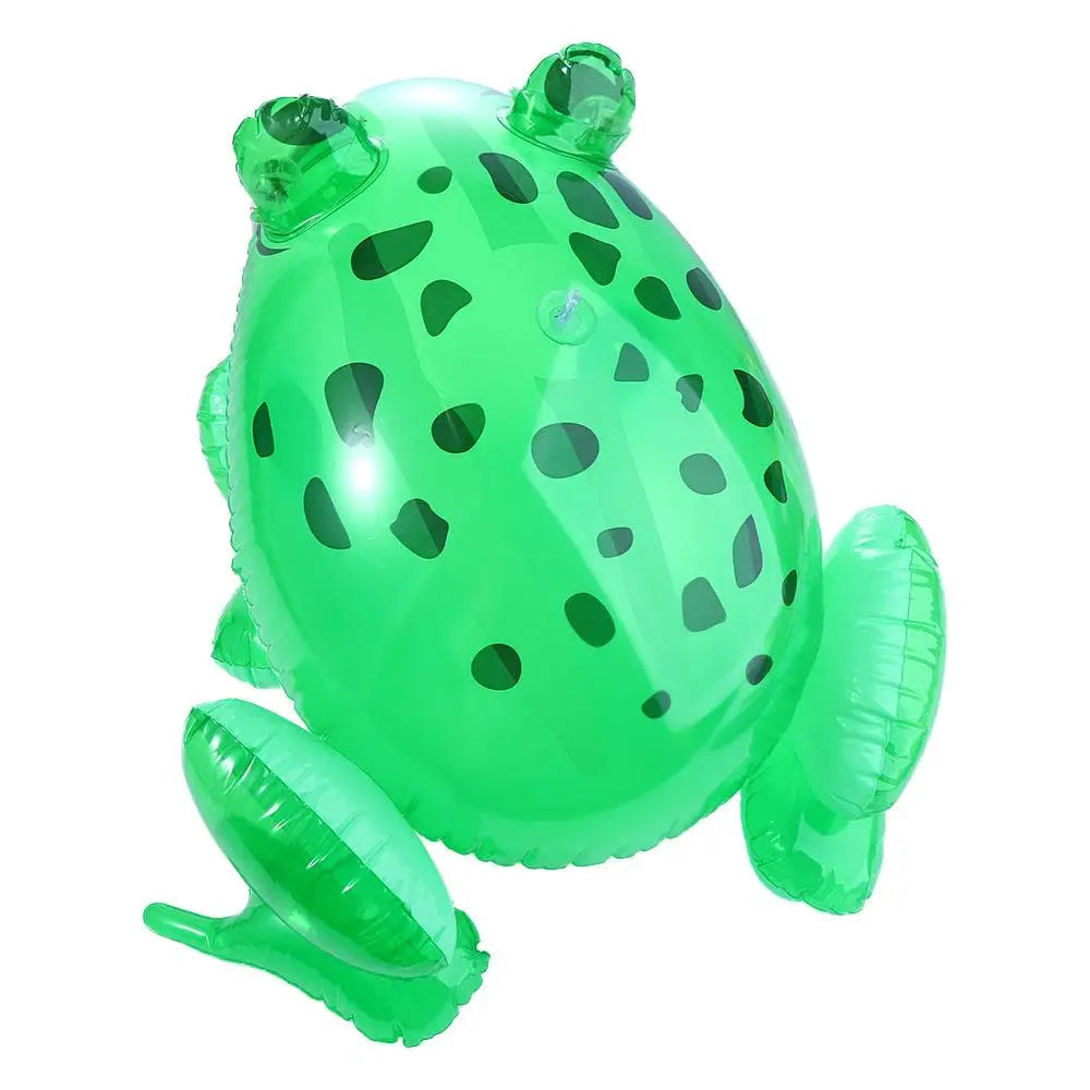 Light Birthday Party Decor Green Inflatable Frog Toy Festival Party Decor Inflatable Frog Model Glowing Frog Inflatable Toy