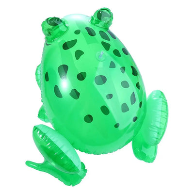 Light Birthday Party Decor Green Inflatable Frog Toy Festival Party Decor Inflatable Frog Model Glowing Frog Inflatable Toy