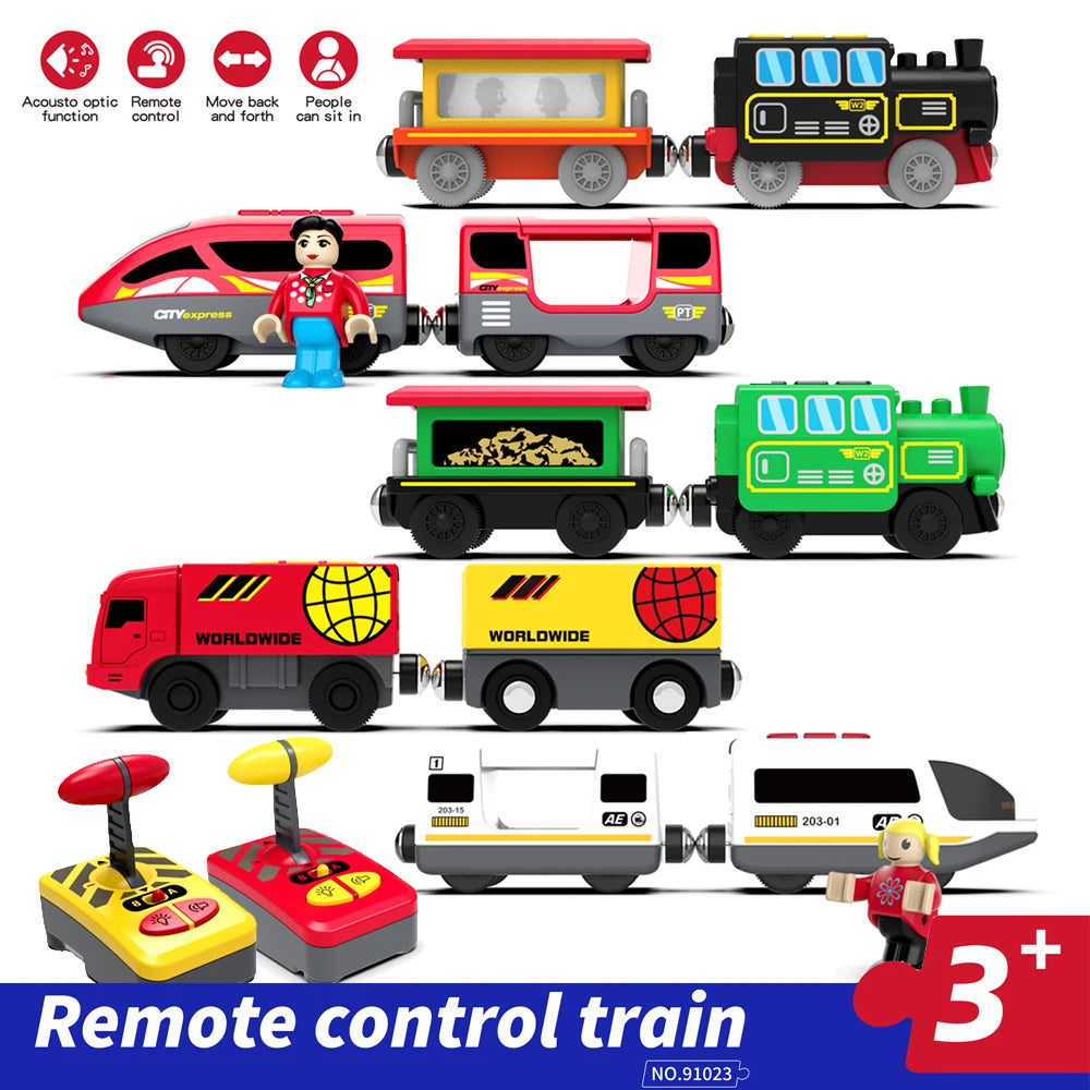 Magnetic Toy  Remote Control Electric Train-Supertoymart