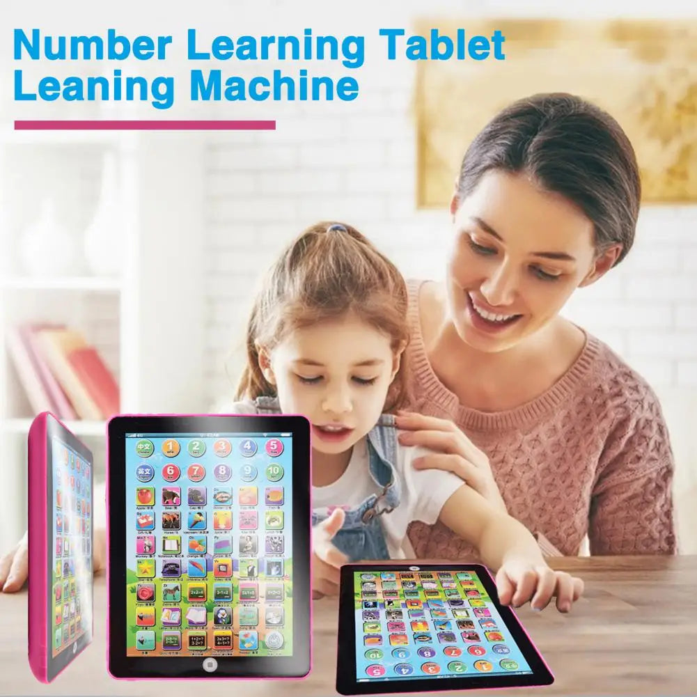 Kids Touch Tablet Tablet with Screen Eye Protection Abc Word Song Music Number Learning Educational for Fun