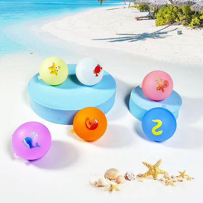 Reusable Water Bomb Splash Balls Water Balloons Absorbent Ball Pool Beach Play Toy Pool Party Favors Kids Water Fight Games