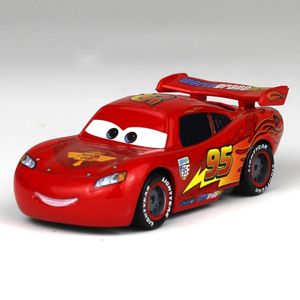 1:55 Car 2 3 Toy Lightning McQueen Mater Sheriff Alloy Metal Model Car Metal Toys Vehicles Boy Children Gifts