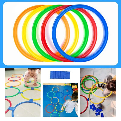 Children Jumping Hoop Indoor Physical Sport Game Toy Parent-Children Party Fitness Exercise Toy Outdoor Jumping Rings To P31B