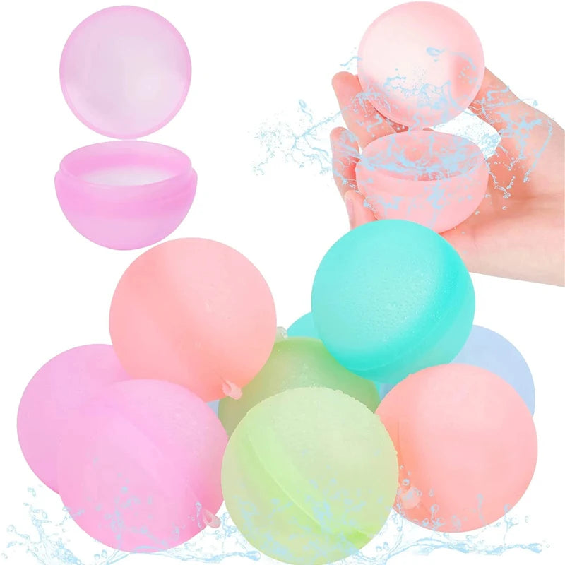 Water Balls Games Adults Kids Boys Summer Reusable Silicone Water Playing Toys Beach Swimming Pool Party Water Bomb Balloons