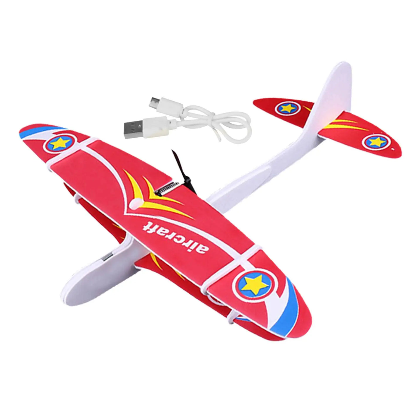 Plane Rechargeable Electric Model Science Educational toys-Supertoymart