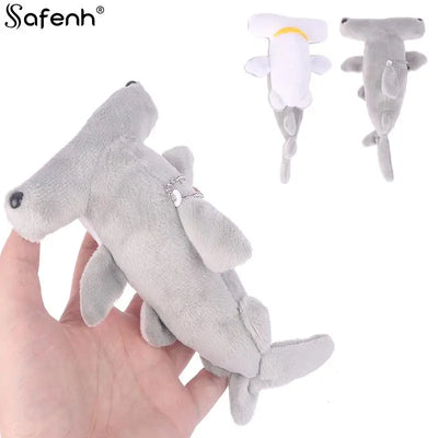 1*Cute Plush Hammerhead Shark Toy Keychain Soft Stuffed Animal Key Chain For Birthday Gifts Doll Gift For Children 1pc 18cm/15cm