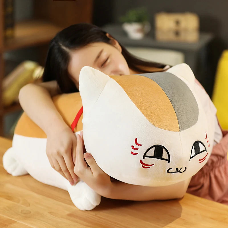 20-60cm Natsume Yuujinchou Nyanko Sensei Plush Cat Anime Cartoon Stuffed Doll Toy Pillow Cushion for Children Birthday Gift