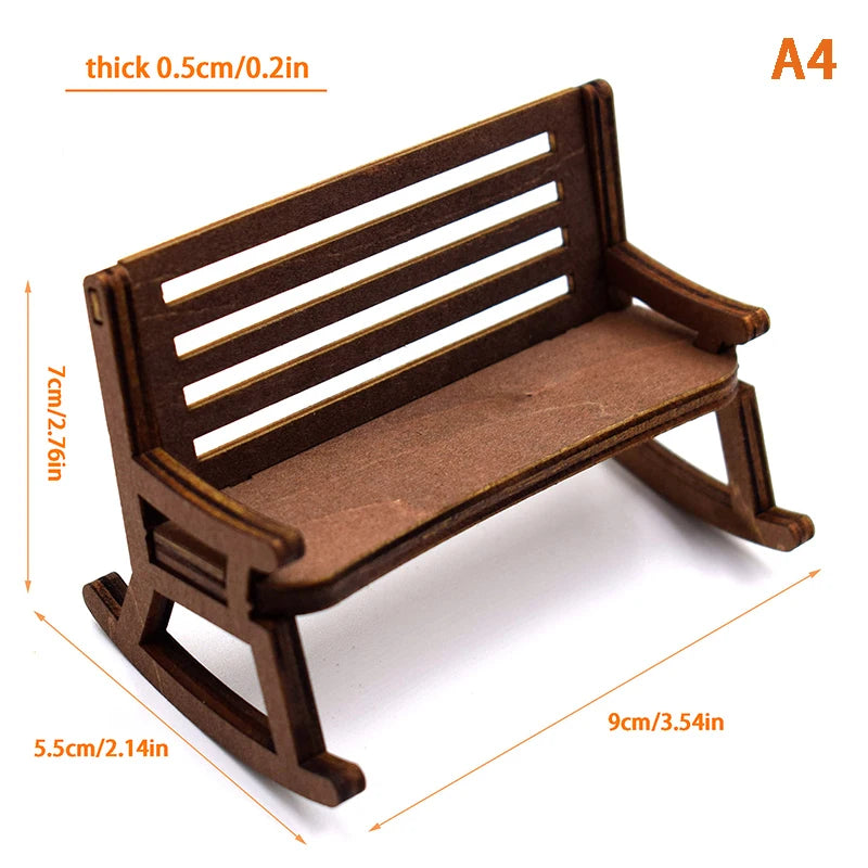 Rocking Chairs & Mini Benches & Chairs & Tables - Supertoymart