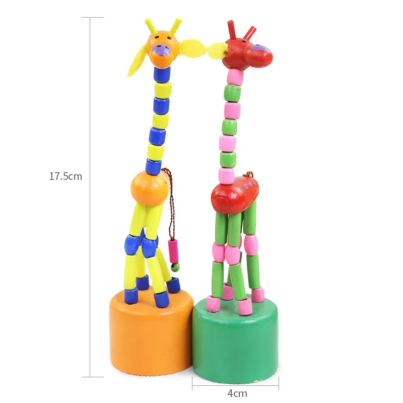 Wooden Dancing Cactus Educational Learning Toys- Super Toy Mart