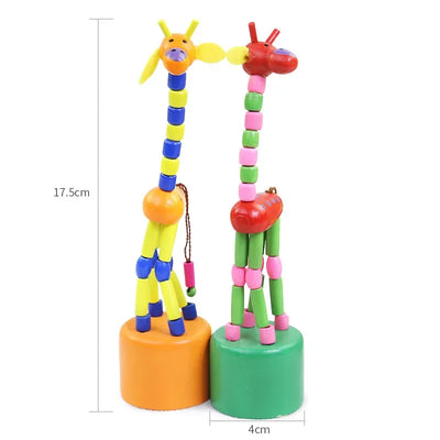 Wooden Dancing Cactus Educational Learning Toys- Super Toy Mart