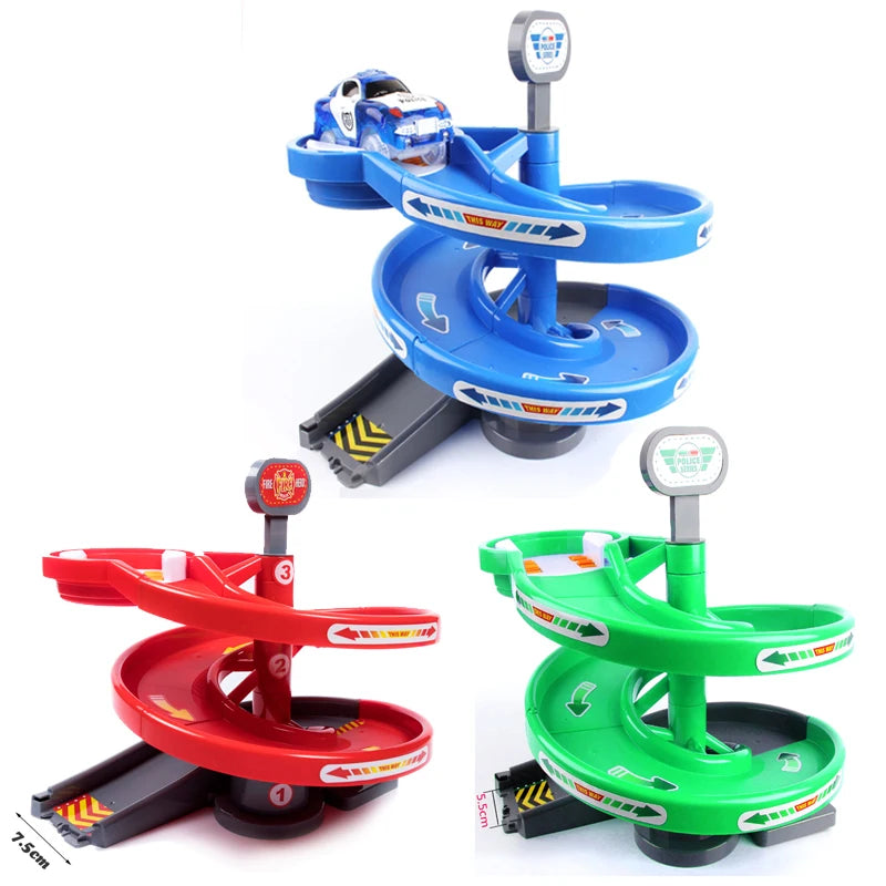 Racing Track Cars with Colored Lights - Creative Gifts for Kids-Supertoymart